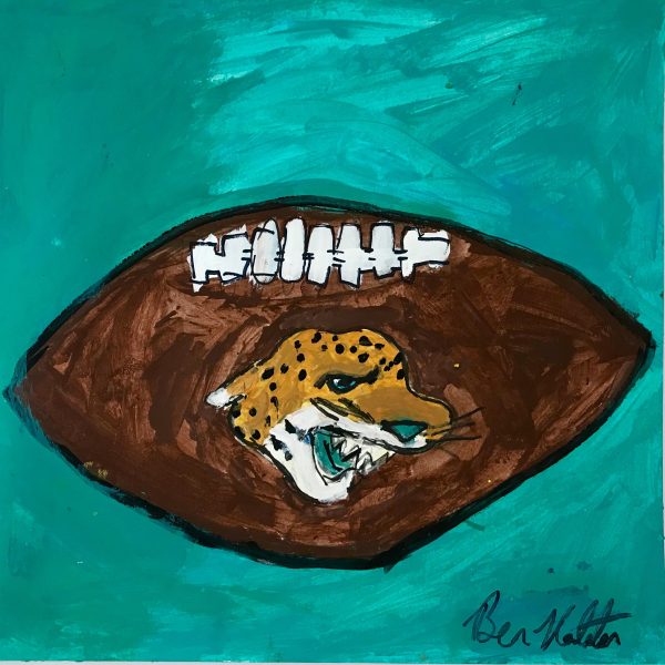 Go Jags Tile Art - Football